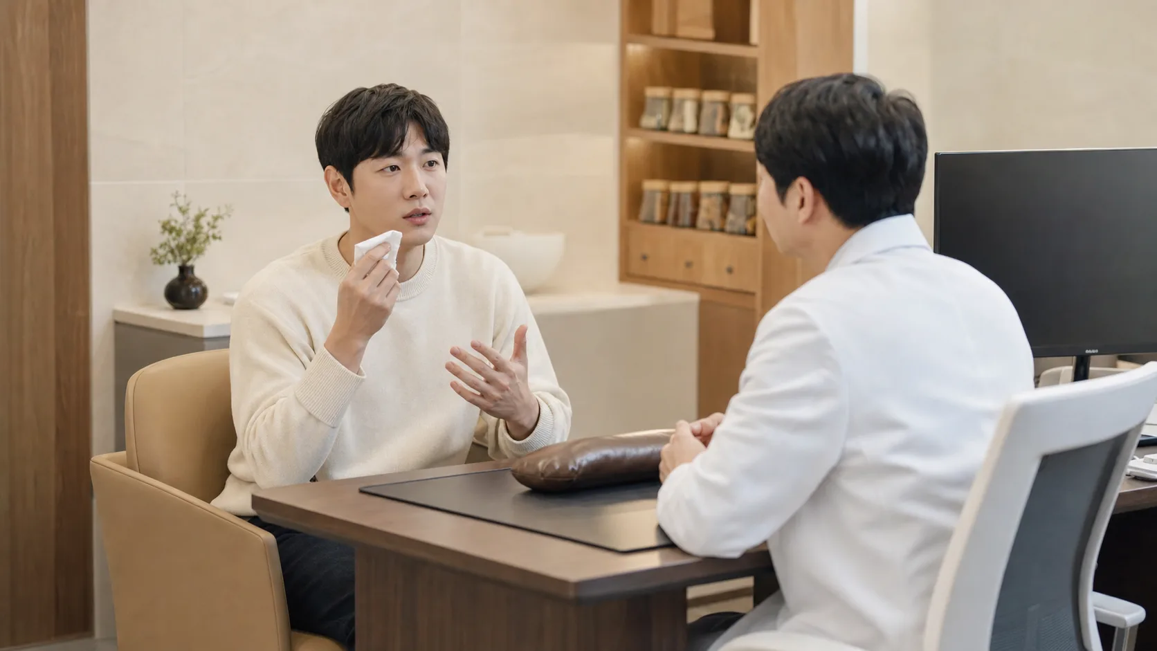 코막힘과 비염 증상의 시간대를 확인하는 오관 상담